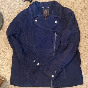 Isaacmizrahi leather jacket